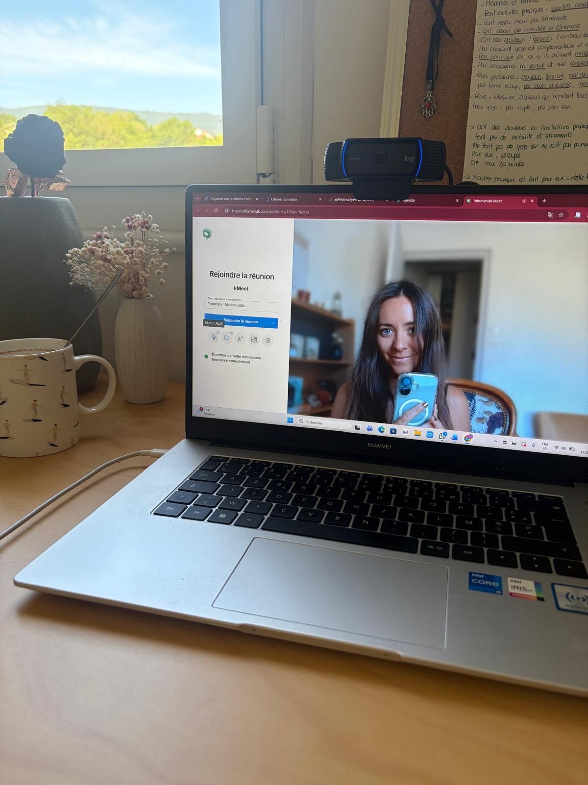 Consultation de naturopathie en visio avec Marion Colin
