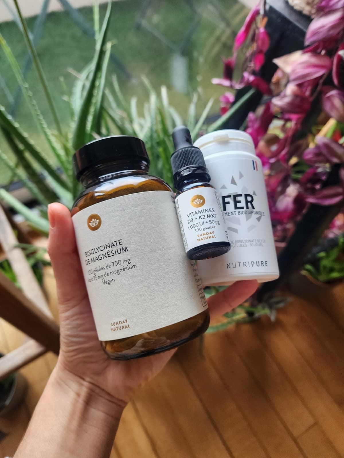 Compléments alimentaires : magnésium, vitamines D3 et K2, fer